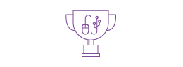 Trophy icon for the Tech awards.